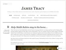 Tablet Screenshot of jamestracybooks.org